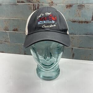 Joes Crab Shack Mens Embroidered Trucker Hat Adjustable size